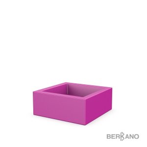 Кашпо Berkano Quarter 20 DB, тип дна: двойное, размер: 50x50x20см, цвет: Royal Purple, арт.220_046_15 – купить в Москве