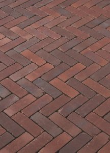 Брусчатка клинкерная Vandersanden Premium Joosten Kessel Novara Antika red-brown multi-coloured полный прокрас 204х50х67 мм – купить в Москве