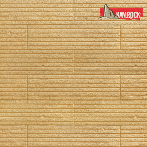 Искусственный камень плоский Kamrock Каменный город 13050 желтый – купить в Москве