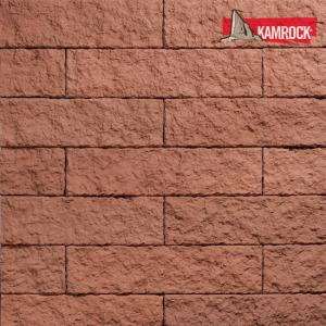 Искусственный камень плоский Kamrock Карельское плато 03990 красный – купить в Москве
