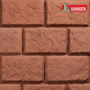 Искусственный камень плоский Kamrock Русская усадьба 03690 красный – купить в Москве