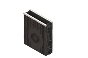 Пескоуловитель сборный пластиковый PolyMax Basic ПУС-10.16.60-ПП усиленный, размер: 500х156х600мм, Standartpark, арт.8080077 – купить в Москве