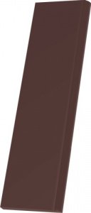 Клинкерная плитка Paradyz Natural цвет: Brown, поверхность: Гладкая размер:  81х300х11мм цоколь прямой – купить в Москве