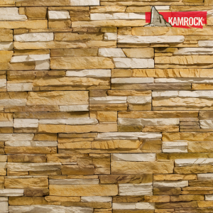 Искусственный камень плоский Kamrock Скалистая гора 52170 желтый – купить в Москве