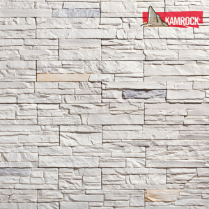 Искусственный камень плоский Kamrock Скалистый грот 52830 белый – купить в Москве