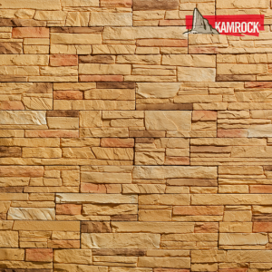 Искусственный камень плоский Kamrock Скалистый грот 52780 желтый – купить в Москве