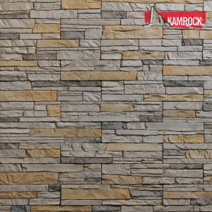 Искусственный камень плоский Kamrock Скалистый грот 52710 серый – купить в Москве