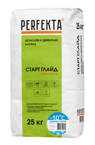 Шпаклевка цементная базовая Perfekta Старт Глайд Зимняя серия 25 кг – купить в Москве