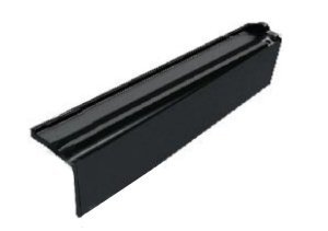 Керамическая черепица боковая левая Mladost Kontinental Pro black  ангоб 415х130 мм – купить в Москве