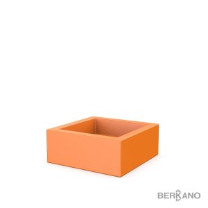 Кашпо Berkano Quarter 20 DB, тип дна: двойное, размер: 50x50x20см, цвет: Orange, арт.220_046_18 – купить в Москве