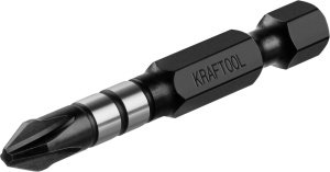 Биты KRAFTOOL Impact Pro, Philips, тип хвостовика E 1/4", PH2, 50мм, 2шт, на карточке арт.26191-2-50-S2 – купить в Москве