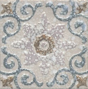 Керамическая плитка Kerama Marazzi Барио орнамент матовая 150х150х6,9мм декор DD/B29/17023 – купить в Москве