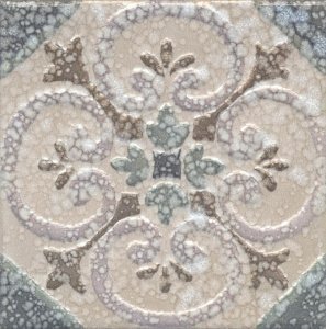 Керамическая плитка Kerama Marazzi Барио орнамент матовая 150х150х6,9мм декор DD/B32/17023 – купить в Москве