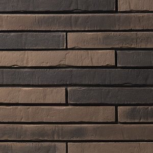Искусственный камень плоский Petra Клинкерный кирпич 16П5 коричневый – купить в Москве