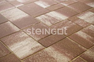 Тротуарная плитка Steingot Премиум Мюнхен мокко частичный прокрас 480/360/240/120х60 мм – купить в Москве