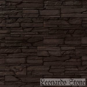 Искусственный камень плоский Leonardo Stone Шамони 708 черный – купить в Москве