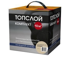 Эпоксидное покрытие для бетонного пола Perfekta Топслой Комплект, цвет: бежевый (комплект 2,7кг), арт.8196 – купить в Москве