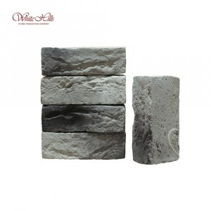 Кирпич облицовочный ручной формовки М400 White Hills 1 NF К307-80 рифленая – купить в Москве