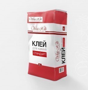 Клей для камня White Hills Стандарт, цвет: серый (мешок 25кг), арт. – купить в Москве