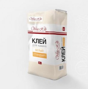 Клей для камня White Hills Стандарт, цвет: белый (мешок 25кг), арт. – купить в Москве