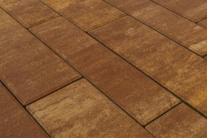 Тротуарная плитка Braer Premium Домино каньон частичный прокрас 640/480/360/280х160/120х60 мм – купить в Москве