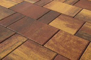 Тротуарная плитка Braer Premium Старый город "Ландхаус" мальва частичный прокрас 80/160/240х160х60 мм – купить в Москве