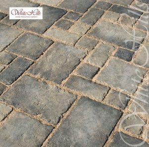 Тротуарная плитка White Hills Стандарт Тиволи С900-84 полный прокрас 150/300/450х150/300х40-42 мм – купить в Москве