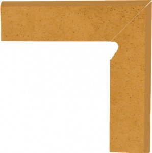 Клинкерная плитка Paradyz Aquarius beige гладкая 81х300х11мм угловой элемент бордюра – купить в Москве