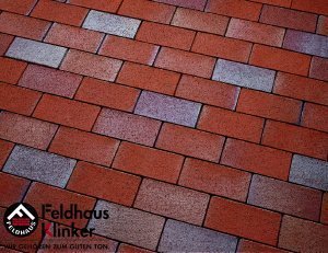 Тротуарный клинкерный кирпич Feldhaus Klinker Премиум Прямоугольник Gala Alea полный прокрас 200х100х52 мм – купить в Москве
