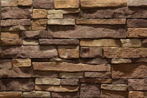 Искусственный камень плоский Eco Stone Колорадо 06-18 коричневый – купить в Москве