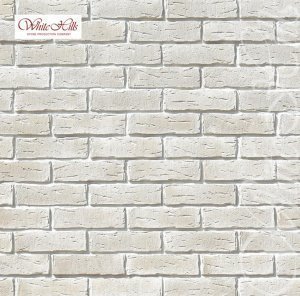 Искусственный камень плоский White Hills Сити Брик 375-00 белый – купить в Москве