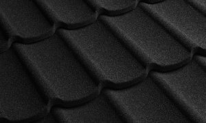 Композитная черепица гонт Gerard Diamant deep black с посыпкой 1335х430 мм – купить в Москве