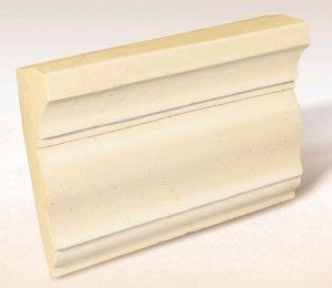 Декоративное изделие из бетона Eco Stone (Эко Стоун) цвет: 11, размер: 500х330х122мм, Карниз К-02 прямой – купить в Москве