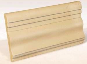 Декоративное изделие из бетона Eco Stone (Эко Стоун) цвет: 11, размер: 500х254х42мм, Карниз К-05 прямой – купить в Москве