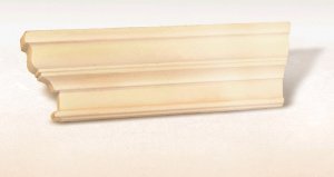 Декоративное изделие из бетона Eco Stone (Эко Стоун) цвет: 00, размер: 500х180х100мм, Карниз К-08 левый – купить в Москве