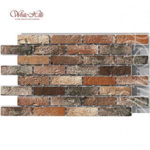 Фасадная термопанель White Hills Лондон брик, цвет: микс Т303-90 (ППС60), размер панели: 1140х650х60мм, плоскостной элемент – купить в Москве