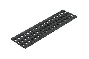 Решетка водоприемная PolyMax Basic РВ-10.14.50-яч.-ПП пластиковая ячеистая, размер: 498х136х22мм, Standartpark, арт.20801 – купить в Москве