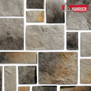 Искусственный камень плоский Kamrock Средневековая стена 03310 серый – купить в Москве