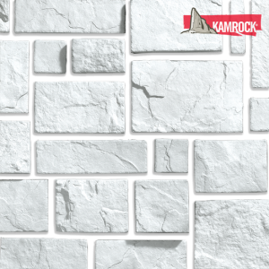 Искусственный камень плоский Kamrock Средневековая стена 03320 белый – купить в Москве