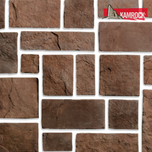 Искусственный камень плоский Kamrock Средневековая стена 03370 коричневый – купить в Москве