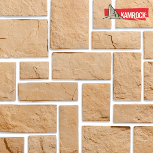 Искусственный камень плоский Kamrock Средневековая стена 03380 бежевый – купить в Москве