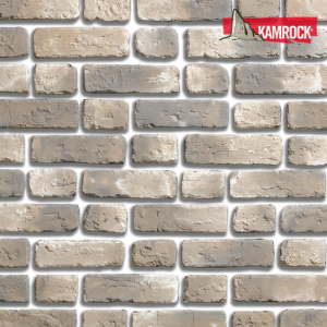 Искусственный камень ложковый Kamrock Античный кирпич 32440 серый – купить в Москве