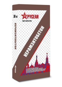 Сухая смесь Русеан керамзитобетонная, цвет: серый (мешок 30кг) – купить в Москве