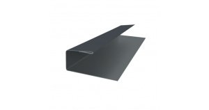 Металлический сайдинг Grand Line, J-профиль 18мм 0,5, стальной, покрытие: GreenCoat Pural BT, цвет: RR23-темно-серый – купить в Москве
