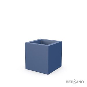 Кашпо Berkano Quarter 40 DB, тип дна: двойное, размер: 40x40x40см, цвет: Wave Blue, арт.220_049_17 – купить в Москве