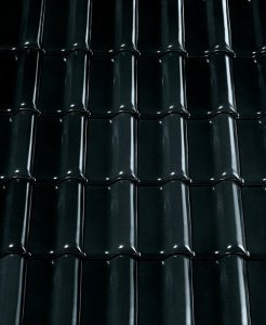 Керамическая черепица рядовая Creaton Premion finesse schwarz  глазурь 460х280 мм – купить в Москве