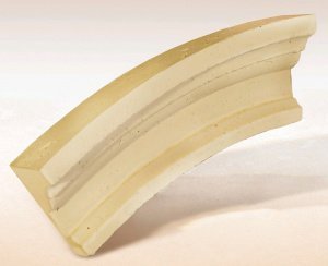 Декоративное изделие из бетона Eco Stone (Эко Стоун) цвет: 00, размер: 300х112х50мм, Наличник радиусный Н-02-Р – купить в Москве