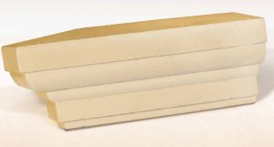 Декоративное изделие из бетона Eco Stone (Эко Стоун) цвет: 11, размер: 300х115х100мм, Подоконник П-01 левый – купить в Москве