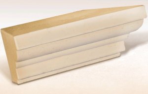 Декоративное изделие из бетона Eco Stone (Эко Стоун) цвет: 11, размер: 300х115х100мм, Подоконник П-01 правый – купить в Москве