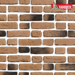Искусственный камень ложковый Kamrock Античный кирпич 32370 желтый – купить в Москве